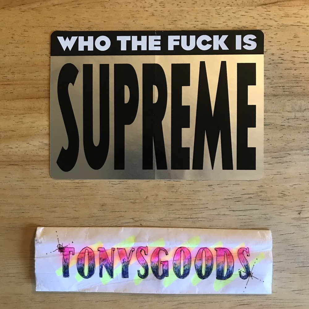 Who is supreme sticker